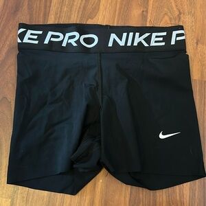 black nike pro shorts
